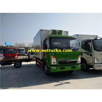 5 Ton HOWO Refrigerated Light Trucks