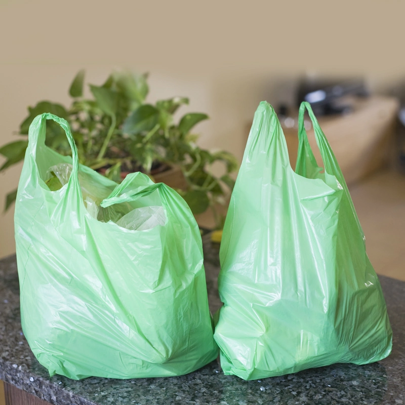 Extra Large Heavy Duty Poly Plastic Garbage Packaging Carrier Bag Thank You Shopping T-Shirt Bag