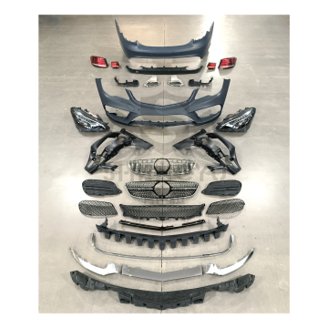 Kit Badan Kereta Untuk Mercedes-Benz E-Class Coupe W207: Menaik taraf dari 10-13 hingga 14-17 dengan bumper dan gril depan dan belakang