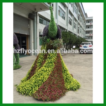 Garden Decoration Artificial Peacock Green sculpture