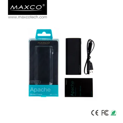 Maxco brand Apache 5200mAh mobile power banks for gift