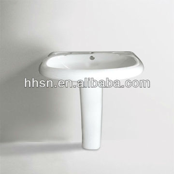 HH6T228 Moderno lavabo de pedestal de baño de cerámica