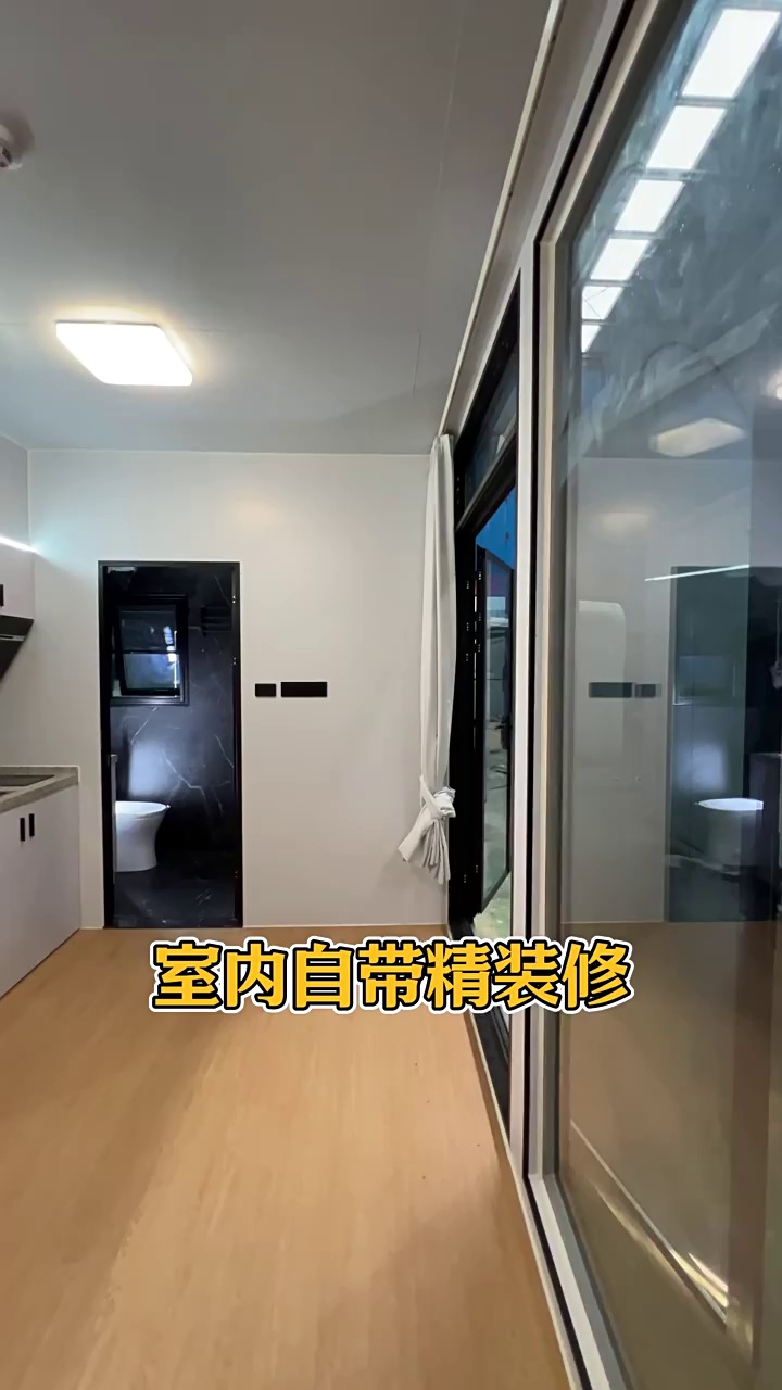 Compact Mobile Studio Cabin with Modern Interior for Urban Nomads