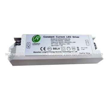 24W LED Driver with 350mA Constant Current