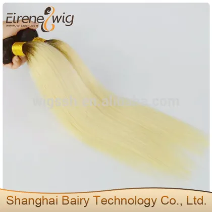 Eirene gorgeous and popular pure raw body wave hair weavon hair wet and wavy ombre colored indian human hair weave