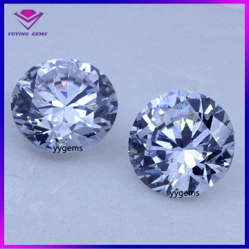 Synthetic White Cubic Zirconia 2mm Machine Cut Cubic Zirconia Stone