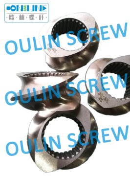 High Quality 80/40L Twin Parallel Screw Elements for Extrusion