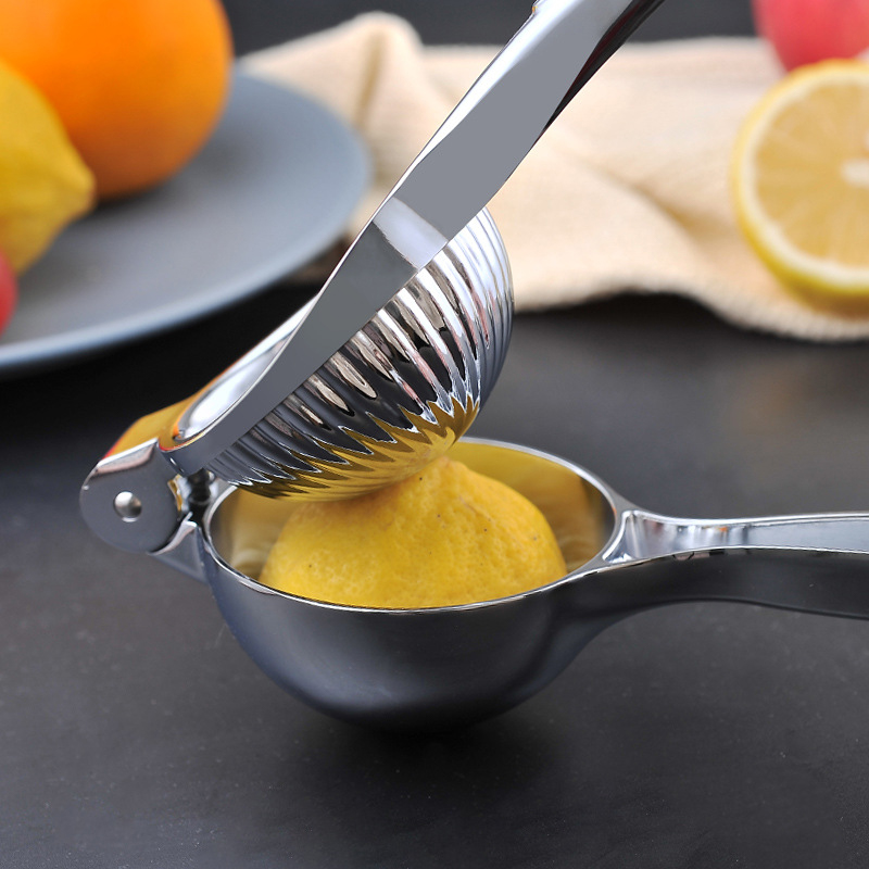 Newest Stainless Steel Lemon Clip Orange Squeezer Juicer the Ultimate Manual Press Kitchen Fresh Citrus Fruit Heavy Duty Squeeze