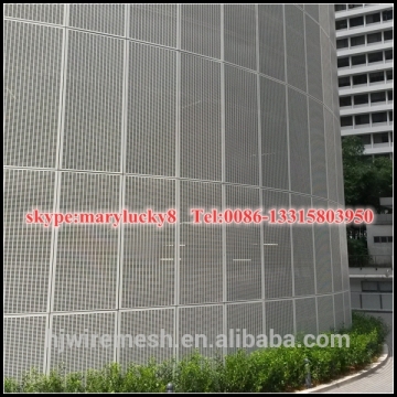 lightweight perforated metal wall claddings