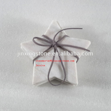 star shaped marble coaster