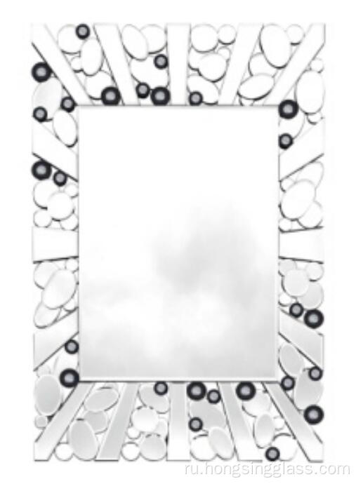 Прямоугольное висящее зеркало для спальни