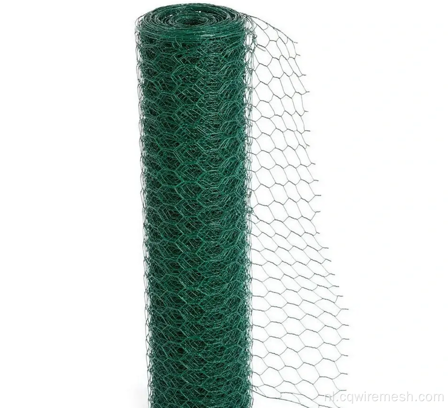 PVC gecoate gegalvaniseerde gelaste draadgaasrol