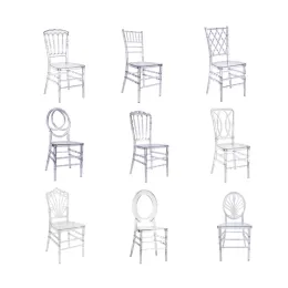 Stackable Transparent Banquet Event Plastic Hotel Chairs