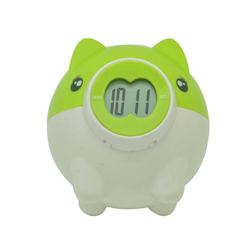 Đồng hồ quảng cáo Piggy Bank W / Logo