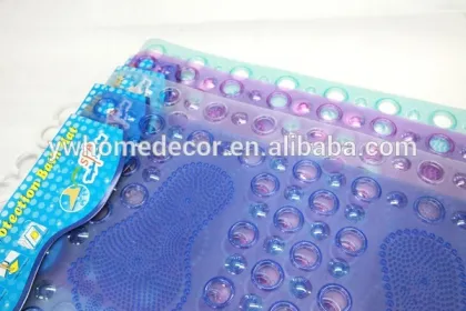 Hot sale foot massage pvc bathroom mats