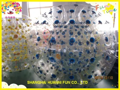 Durable PVC or TPU aqua zorbing/inflatable aqua zorbing ball