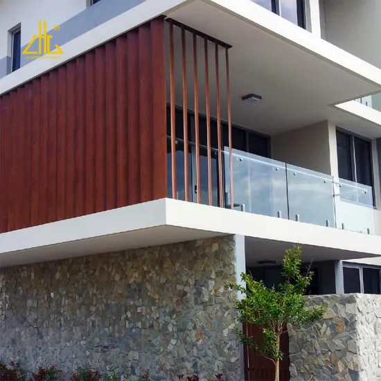 Zhonglian Custom 250mm Aluminum Vertical Aerofoil Sun Curtain Wall Louver Profile Extrusion