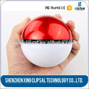 led magic ball pokemon go charger power bank pokeball power bank