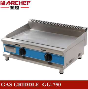 GG-750-2.Top Type Commercial kitchen Nonstick Gas griddle_grill Panini Press Griddle