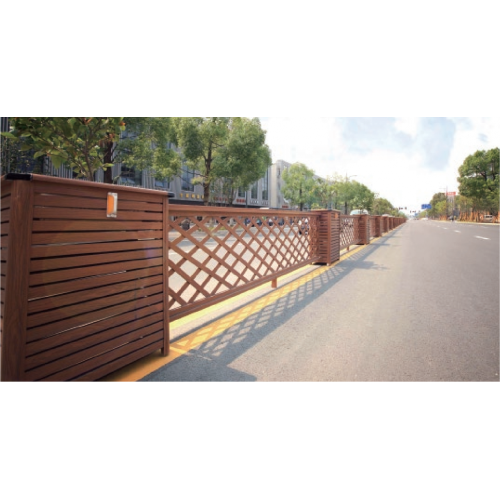 High quality fittings galvanized steel guardrail / pedestrian barrier