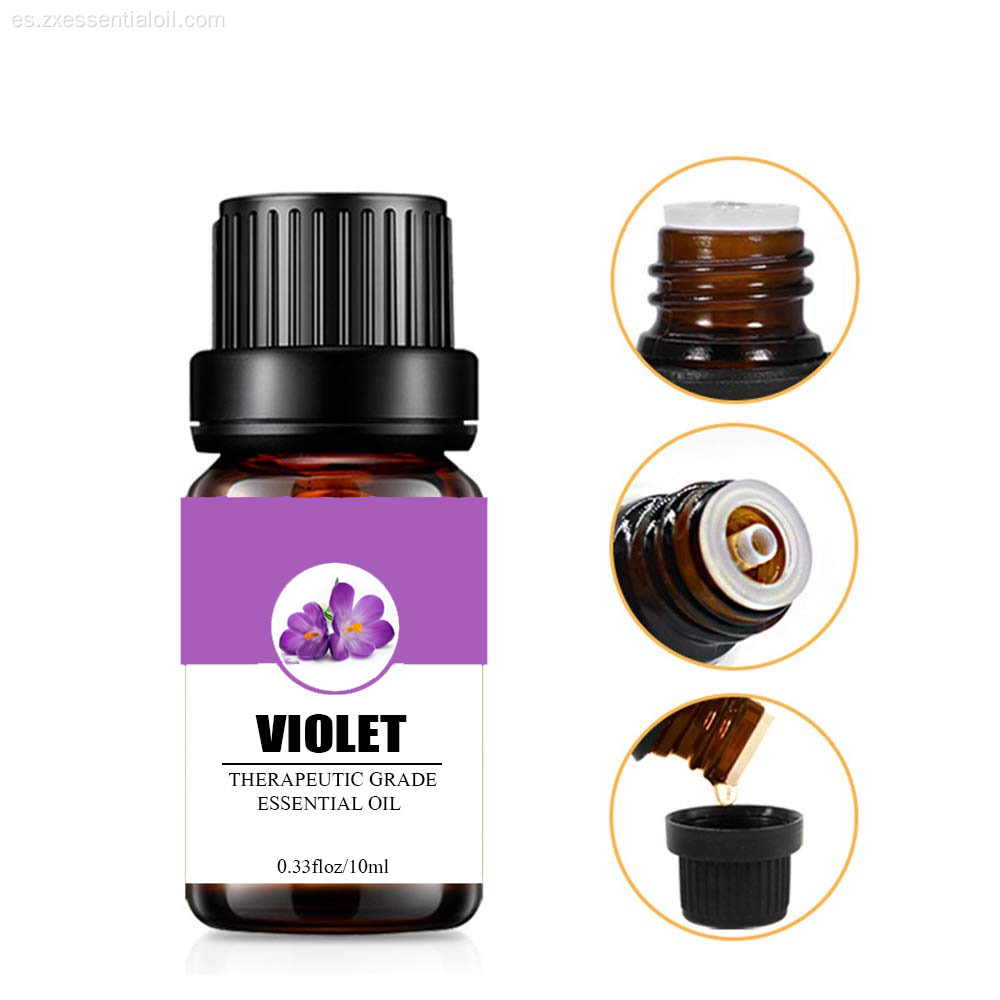 Aceite esencial de violeta 100% puro de alta calidad a granel