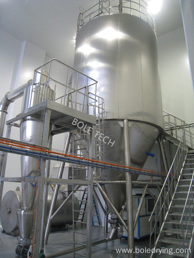 Spirulina centrifugal spray dryer for health care products