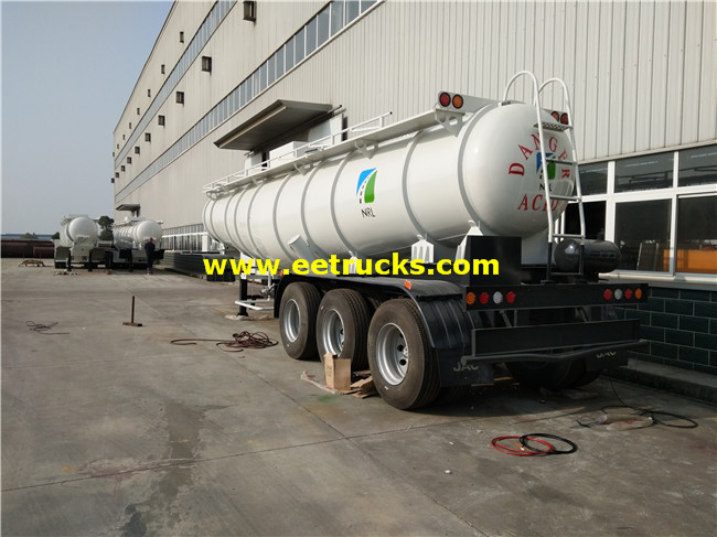 19,000L 98% Sulfuric Acid Transport Semi-Trailers