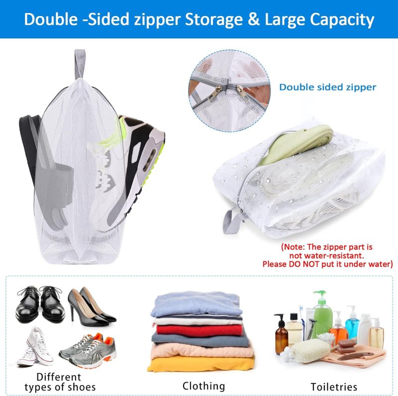 SelfTek Multi-Size Shoe Organizer Bags