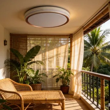 Ceiling-mounted light for interior lighting