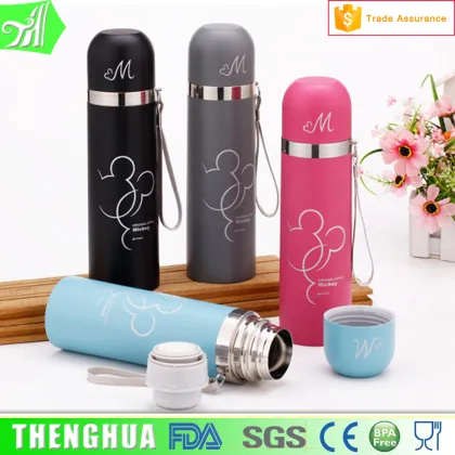 double wall hydro vaccum insulted stainless steel flask, thermos flask