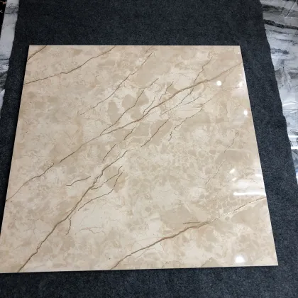 Premium 800x800 Golden Line Floor Tile for Hotel Flooring