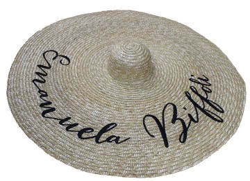 Natural Straw Hat with Large Brim