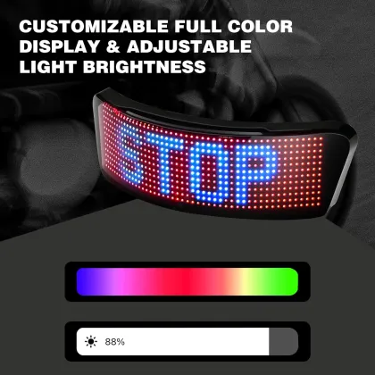 Smart LED Helmet Light - Waterproof Tail Lights for Motorcycle Night Riding