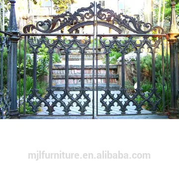 Garden villa wrought iron gate models