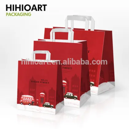 Carrier Bag-London Red