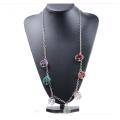 Natural Gemstone Life of Tree Pendant Necklace long chain for women girl