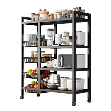 Multi-Layer Kitchen Display Stand for Fruit, Vegetable, and Oven Ware