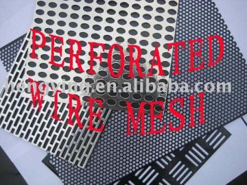 perforated wire sheet/punched hole metal mesh