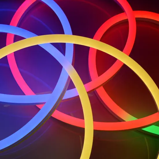 Custom digital WS2811addressable Neon Light Neno Flex Rope Lighting Led Neon Flex Outdoor Rgb Led Flex Strip