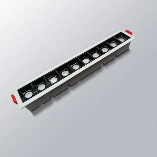 ETL Flicker-Free COB LED Linear Recessed Downlight for Doorways, Shops, and Hotels