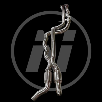 الأنبوب المتوسط ​​لـ BMW M3/M4 F80 F82 F83 S55 3.0T 2014-2019 أنبوب العادم عالي الأداء