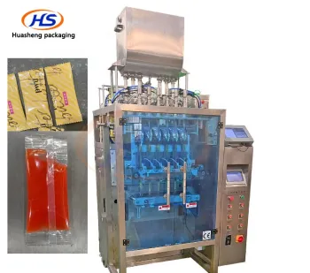 2023 Multi-Track Ketchup Packing Machine - Multi-Lane Sauce Packing Equipment