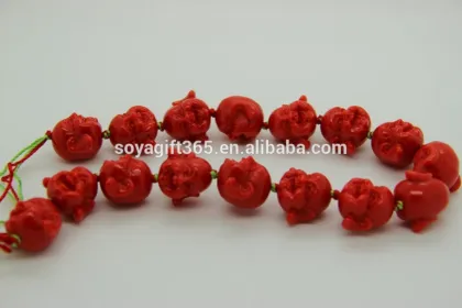 Women Red Buddha Beads bracelet Buddha head bracelets Lucky Fortune Jewellery