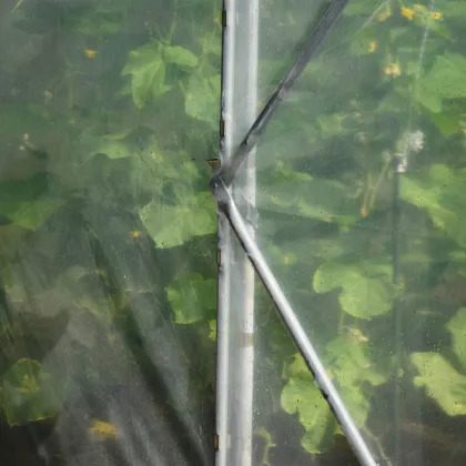 EU PROFI 4x4.5x2.5m Tunnel Greenhouse: Easy Ventilation Control