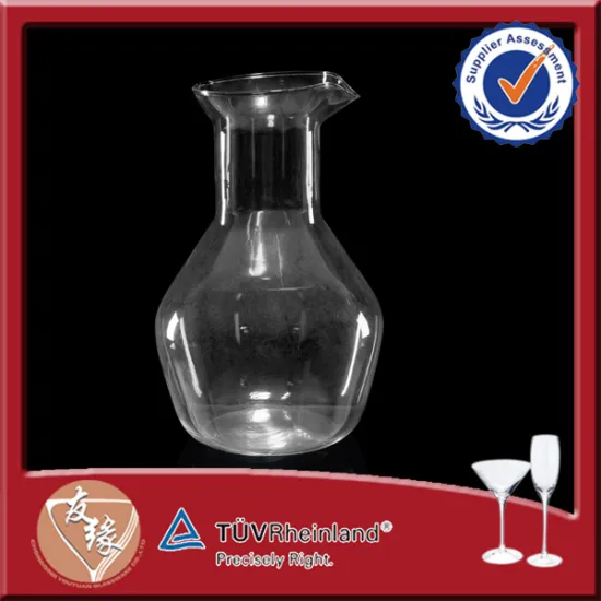 Hot Sale Hand Blown Unique 100ml Glass Decanter Glass Carafe Wine Mini