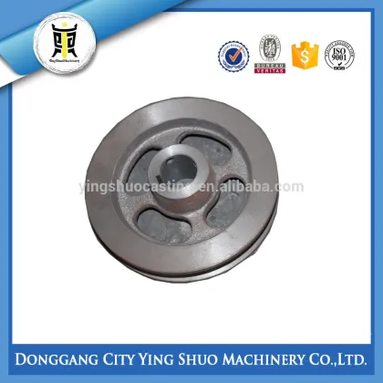 Casting Technics iron flat belt pulley