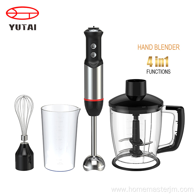 hand immersion blender with stainless steel blades