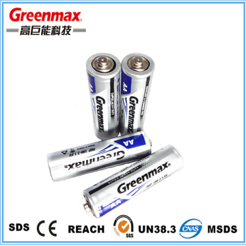 Multifunctional 1.5v r6p aa dry battery r6