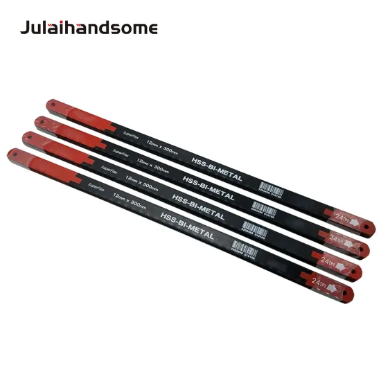 4PC 24TPI Saw Blades Superflex HSS-BI-METAL 12mm*300mm High Quality M2 & CRV6150 Matrial for Hacksaw Hand Tools