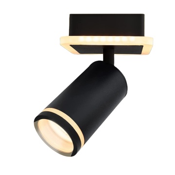 Adjustable Moving Head Spot LED Track Light Acrylic Round Ceiling Light for Bedroom Hotel Downlight